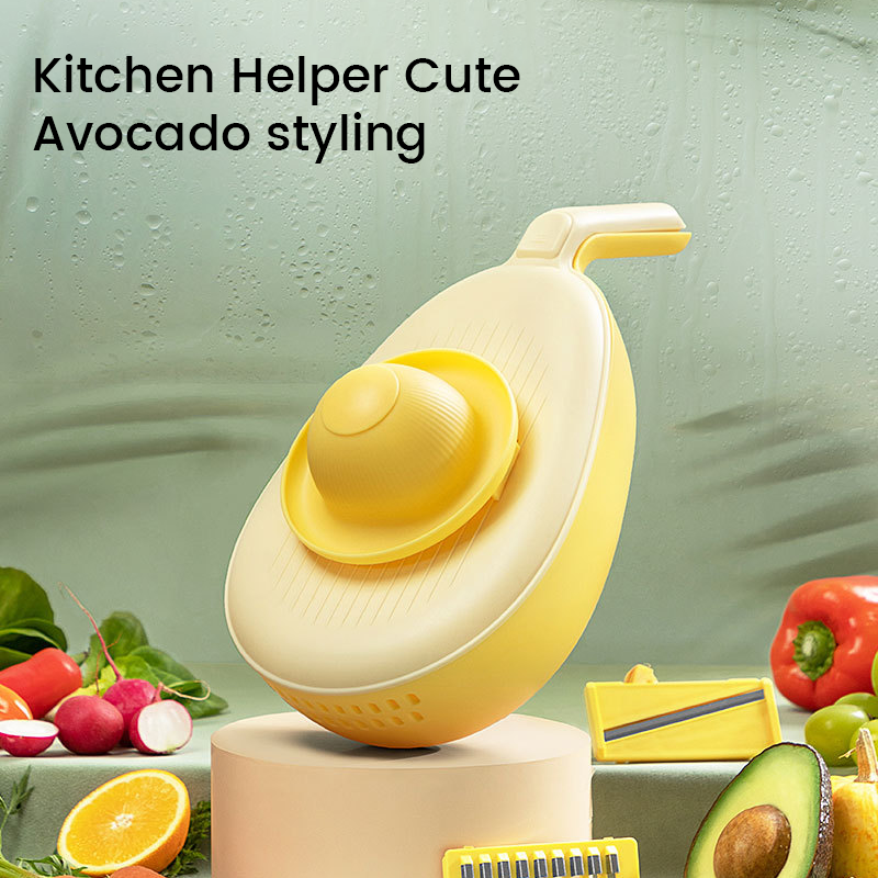 Avocado Shape Vegetable Cutting Chipper