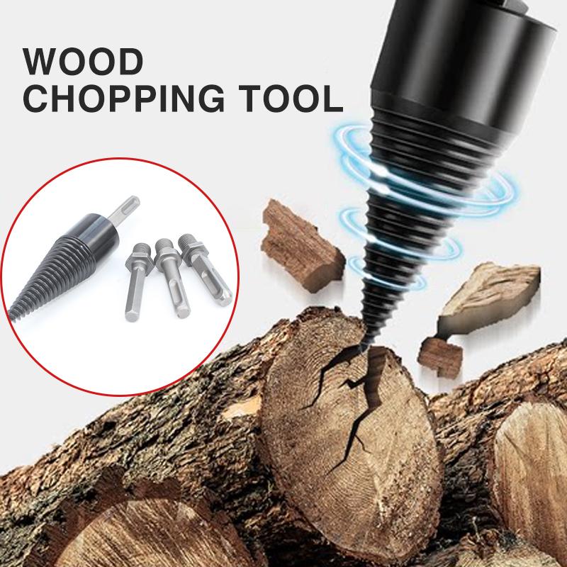 Splitting Firewood Tapered Drill Bit Tools