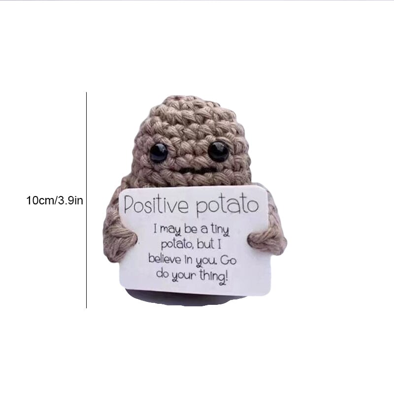 Funny Gift Knitted Positive Potato