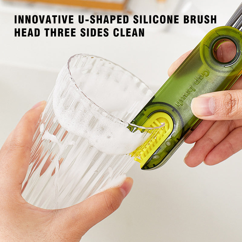 3-in-1 Cup Lid Crevice Cleaning Brush