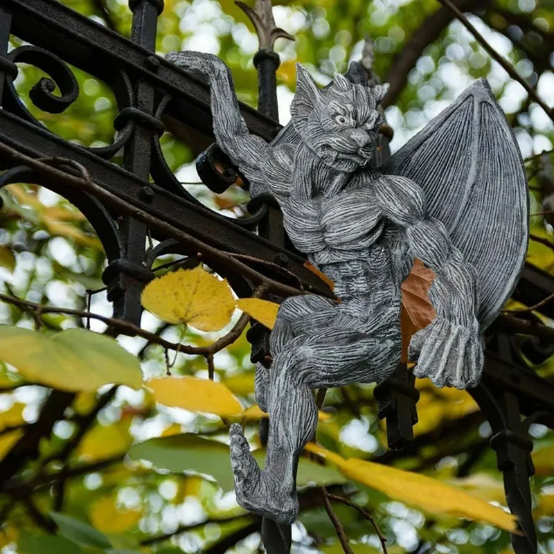 Dragon Winged Gargoyle Fence Hanger