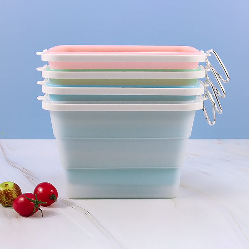 Collapsible Silicone Food Storage Box