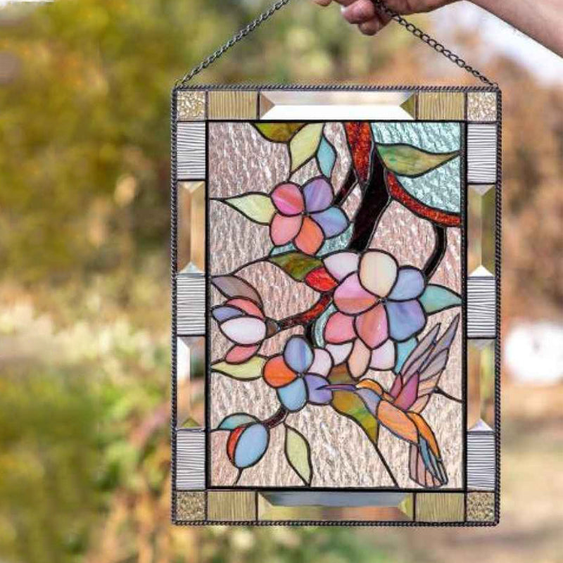 Rectangular Bird Pendant Window Hangings 🐦