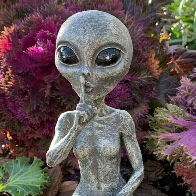 Alien Garden Statue