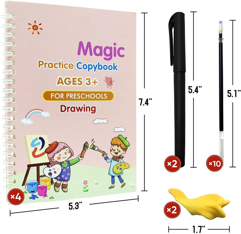 Reusable Magic Practice Copybook for Children