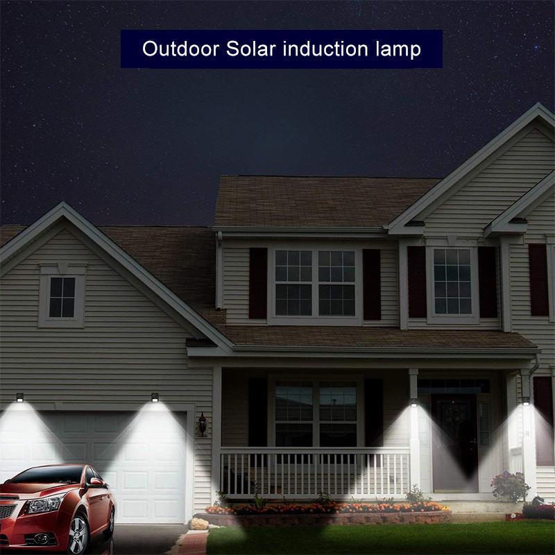LED Solar Lamps Outdoor, Super Bright Wall Lamp with Motion Sensor （1Pcs）