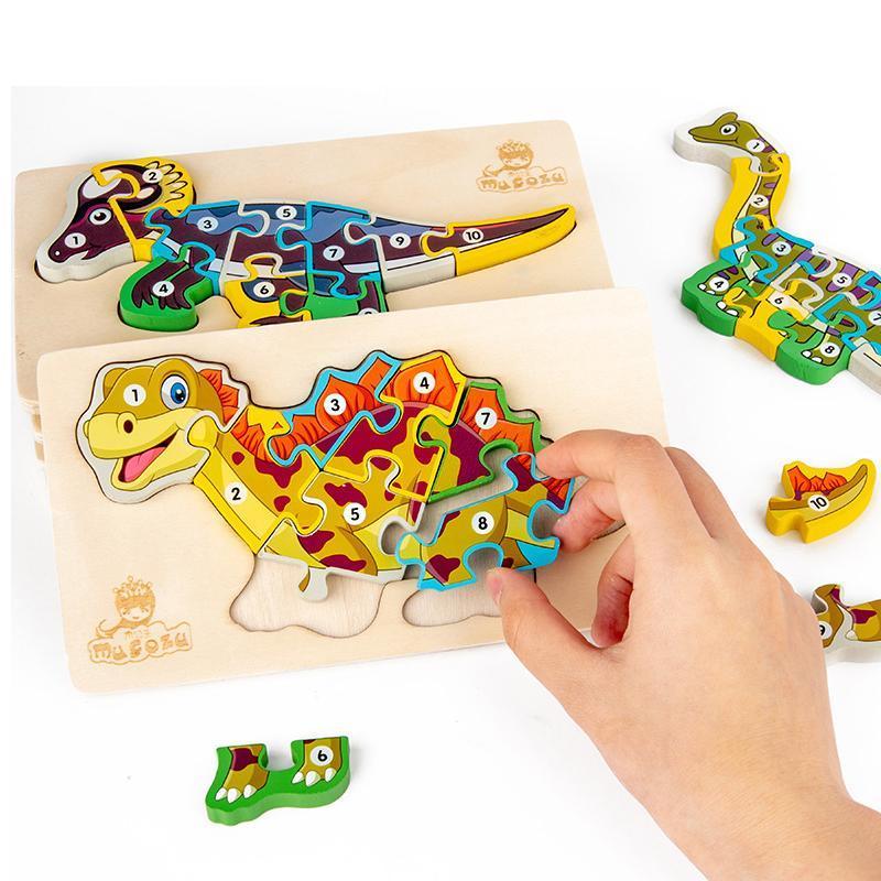 Dinosaur 3D Wooden Jigsaw