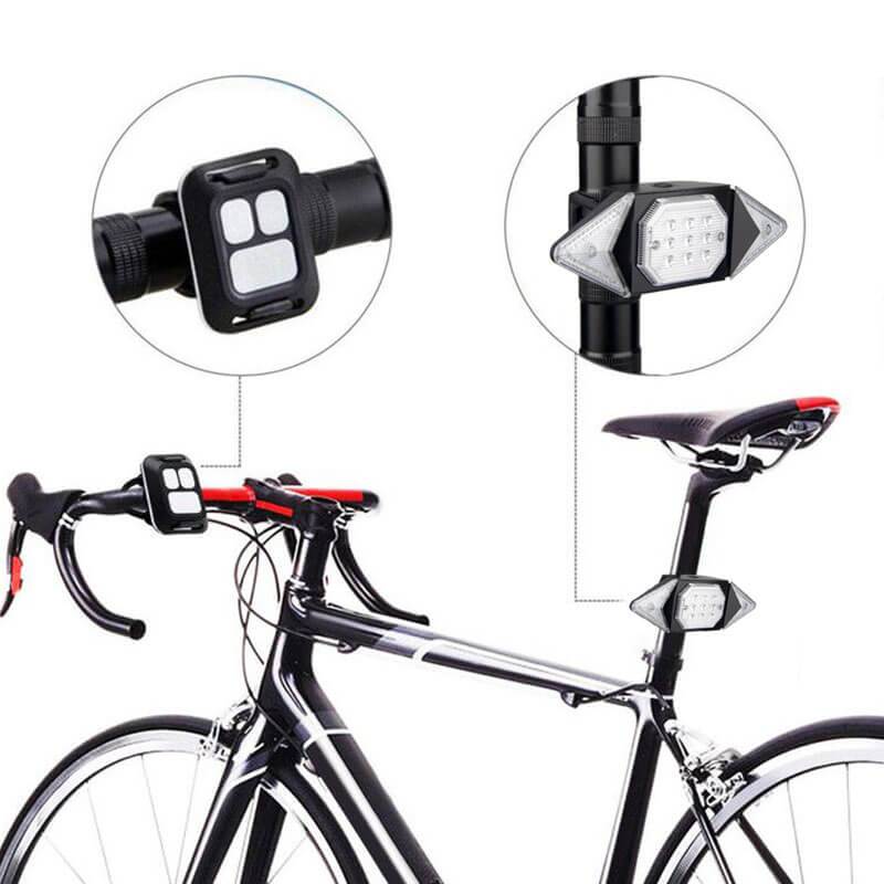 Wireless Remote Control Bike Riding Light