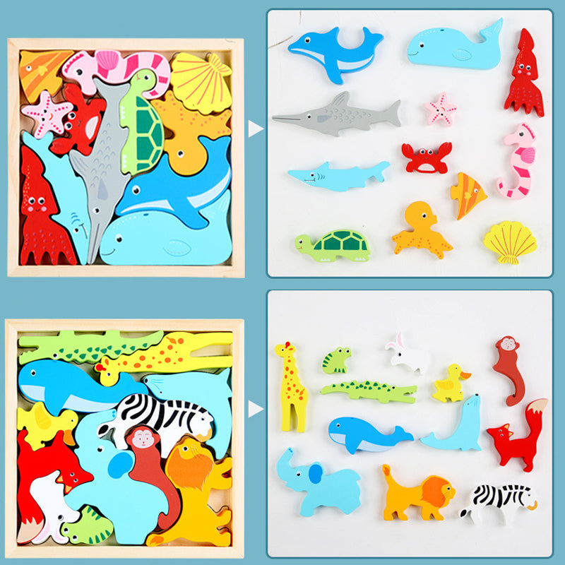 Wooden Toddler Jigsaw Puzzles
