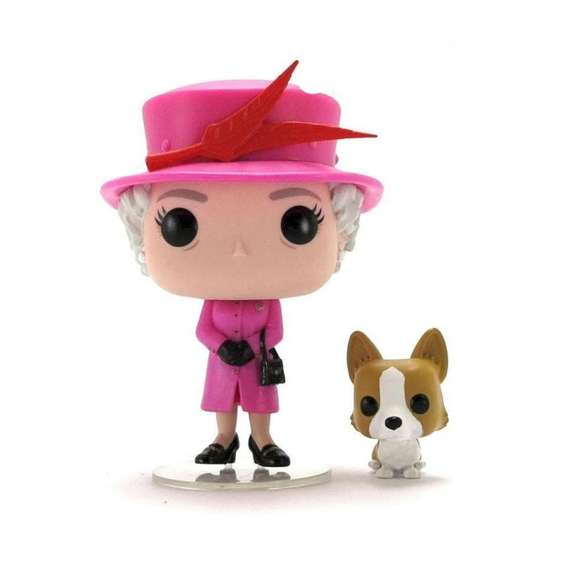 Queen Of England Character And Corgi Scale Model